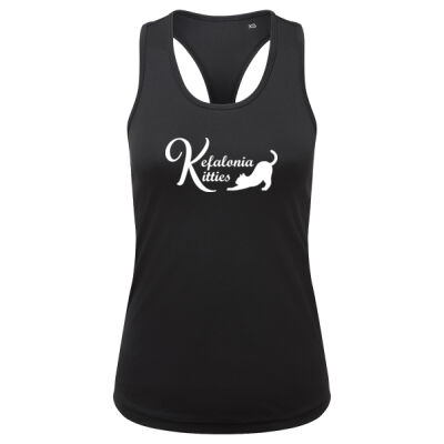 KITTY CHIC Women’s Recycled Performance Slim Racerback Vest Thumbnail