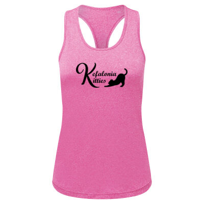 KITTY CHIC Women’s Recycled Performance Slim Racerback Vest Thumbnail